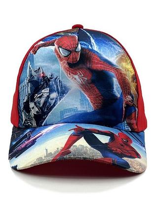 Хлопковая детская бейсболка sport line с рисунком spider-man