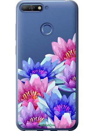 Чехол на huawei honor 7a pro лотос "4862u-1440-10746"