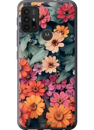 Чехол на motorola moto g20 beauty flowers "4050u-2461-10746"