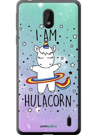 Чехол на nokia 1 plus i'm hulacorn "3976u-1677-10746"