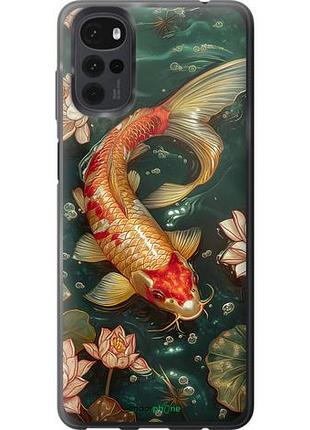 Чехол на motorola g22 мелодия лотоса "6106u-2681-10746"