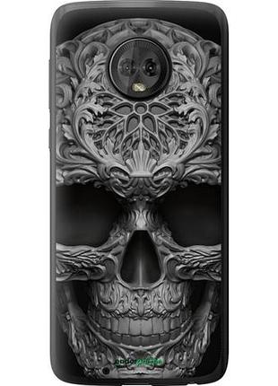 Чехол на motorola moto g6 skull-ornament "4101u-982-10746"