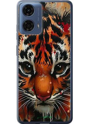 Чехол на motorola moto g24 power mini tiger "6052u-3665-10746"