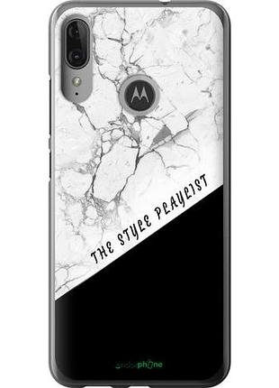 Чехол на motorola moto e6 plus the style playlist "4308u-1780-10746"