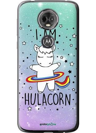 Чехол на motorola moto e5 plus i'm hulacorn "3976u-1412-10746"