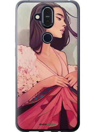 Чехол на nokia 8.1 kelsey beckett "4034u-1620-10746"
