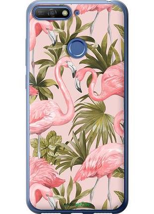 Чехол на huawei honor 7a pro фламинго 2 "4360u-1440-10746"