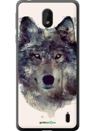Чохол на nokia 1 plus вовк-арт "4163u-1677-10746"