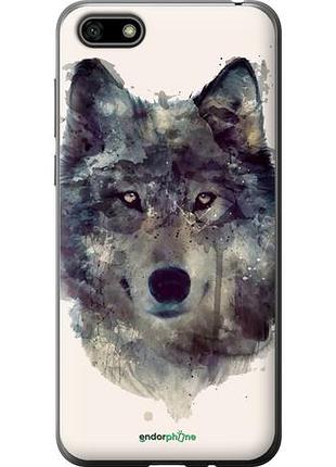 Чохол на huawei y5 2018 вовк-арт "4163u-1500-10746"