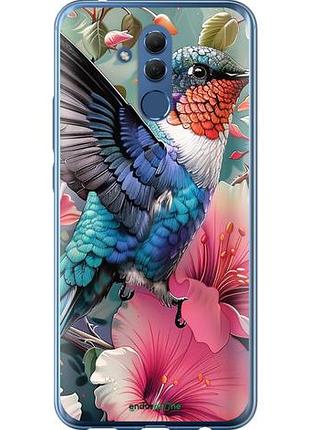 Чехол на huawei mate 20 lite сказочная колибри "6051u-1575-10746"