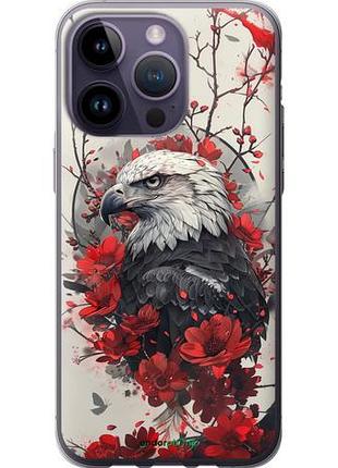 Чехол на iphone 14 pro max рубиновый орел "6103u-2667-10746"