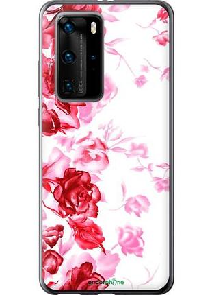Чохол на huawei p40 pro намальовані троянди "724u-1839-10746"