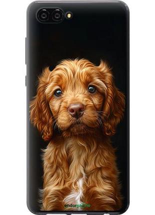 Чехол на huawei nova 2s cocker spaniel на черном фоне "6137u-1388-10746"