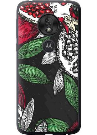 Чехол на motorola moto g7 play гранат "4692u-1656-10746"