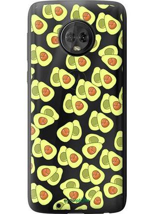 Чохол на motorola moto g6 веселі авокадо "4799u-982-10746"