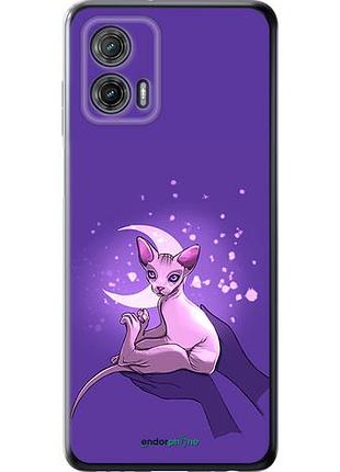 Чехол на motorola g73 кот2 "4676u-3196-10746"