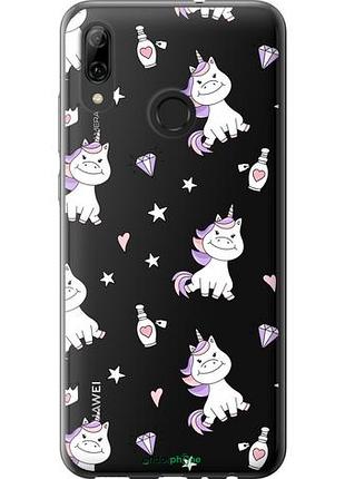 Чехол на huawei p smart 2019 единорожка v2 "4703u-1634-10746"