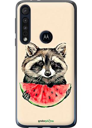 Чехол на motorola one macro енотик с арбузом "4605u-1812-10746"