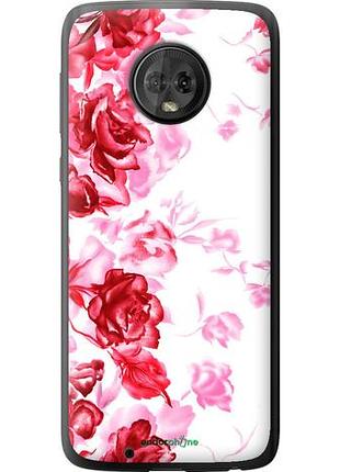Чохол на motorola moto g6 намальовані троянди "724u-982-10746"
