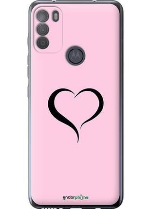 Чехол на motorola g50 сердце 1 "4730u-2354-10746"