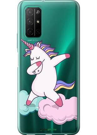 Чехол на huawei honor 30s единорог "4702u-1897-10746"