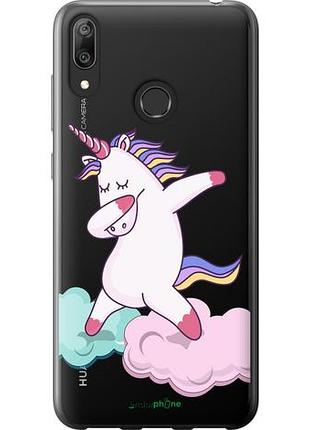 Чехол на huawei y7 2019 единорог "4702u-1638-10746"