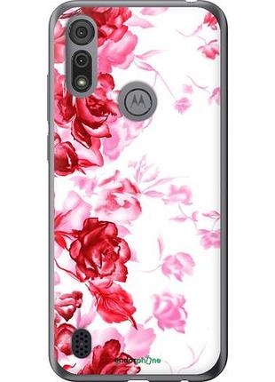 Чохол на motorola e6i намальовані троянди "724u-2355-10746"