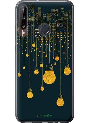 Чехол на huawei p40 lite e иллюстрация ночного города "4162u-1875-10746"