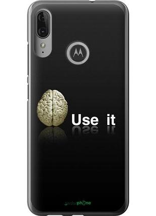 Чехол на motorola moto e6 plus use it "207u-1780-10746"
