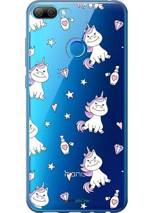 Чехол на huawei honor 9i единорожка v2 "4703u-1853-10746"