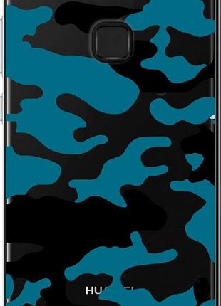 Чохол на huawei p10 lite камуфляж прозорий фон "4877u-896-10746"