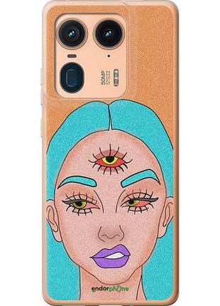 Чехол на motorola moto x50 ultra девушка рисунок "4576u-3866-10746"