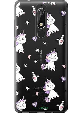 Чохол на nokia 5.1 єдиноріжок v2 "4703u-1529-10746"