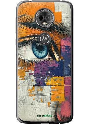 Чехол на motorola moto e5 plus цветная фреска "6032u-1412-10746"