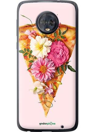 Чехол на motorola moto g6 plus pizza "4492u-976-10746"