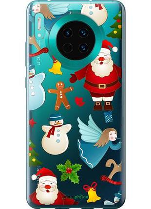 Чехол на huawei mate 30 новогодний 1 "4614u-1773-10746"