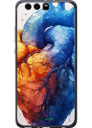 Чехол на huawei p10 plus арт-сердце "6034u-963-10746"