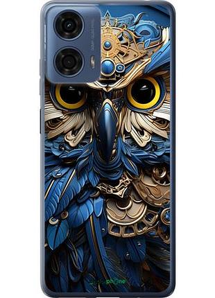 Чехол на motorola moto g24 power сова v2 "5649u-3665-10746"