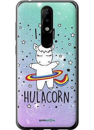 Чехол на nokia 5.1 plus i'm hulacorn "3976u-1543-10746"