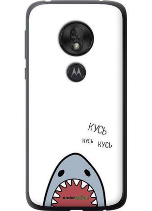 Чехол на motorola moto g7 play акула "4870u-1656-10746"