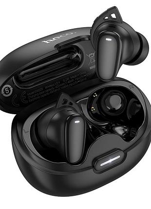 Навушники bluetooth бездротові hoco ew203 вакуумні з мікрофоном black