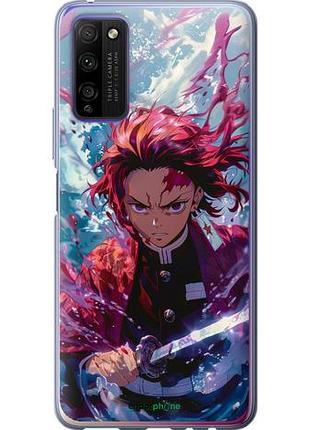 Чехол на huawei honor 30 lite танджиро камадо: клинок рассекающий демонов "6111u-2074-10746"