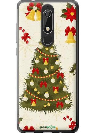 Чохол на nokia 5.1 новорічна ялинка "4198u-1529-10746"