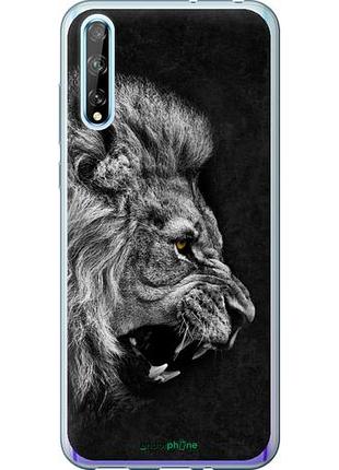 Чехол на huawei p smart s лев "1080u-1813-10746"