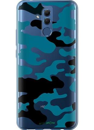 Чехол на huawei mate 20 lite камуфляж прозрачный фон "4877u-1575-10746"
