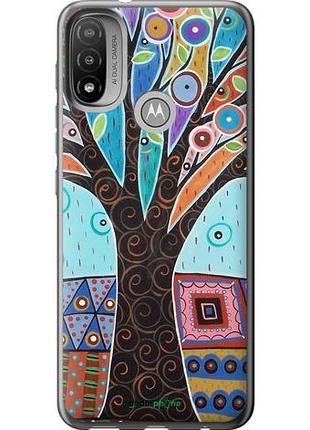 Чехол на motorola e20 арт-дерево "4008u-2509-10746"