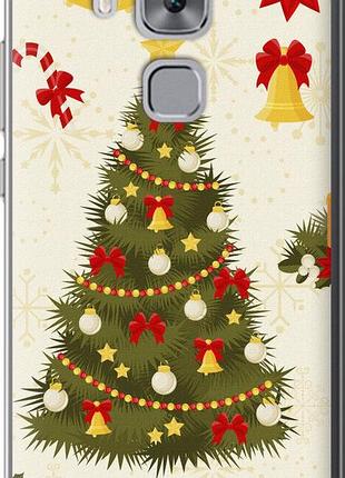 Чехол на huawei nova plus новогодняя елка "4198u-961-10746"