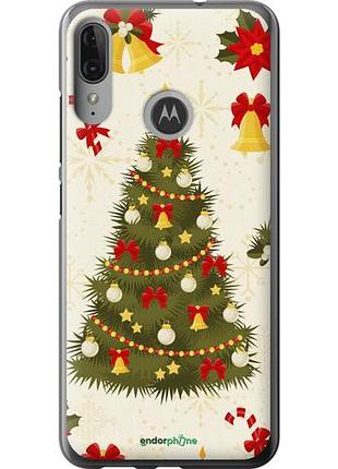 Чохол на motorola moto e6 plus новорічна ялинка "4198u-1780-10746"