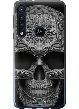 Чехол на motorola one macro skull-ornament "4101u-1812-10746"