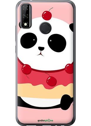Чохол на huawei p smart 2020 панда з пончиком "3991u-2060-10746"